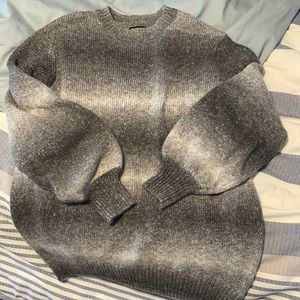 Warm oversized pullover sweater